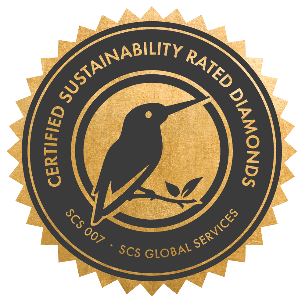 Logo for the SCS-007 certified Lab Grown Diamonds