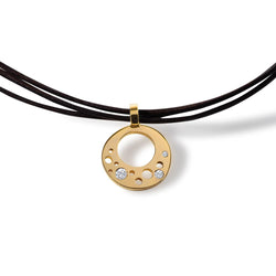 FAIRMINED YELLOW GOLD CIRCLE_INFINITE PENDANT