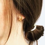 Petal 18kt Fairmined Gold Post Earrings