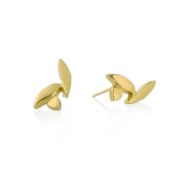 Petal 18kt Fairmined Gold Post Earrings