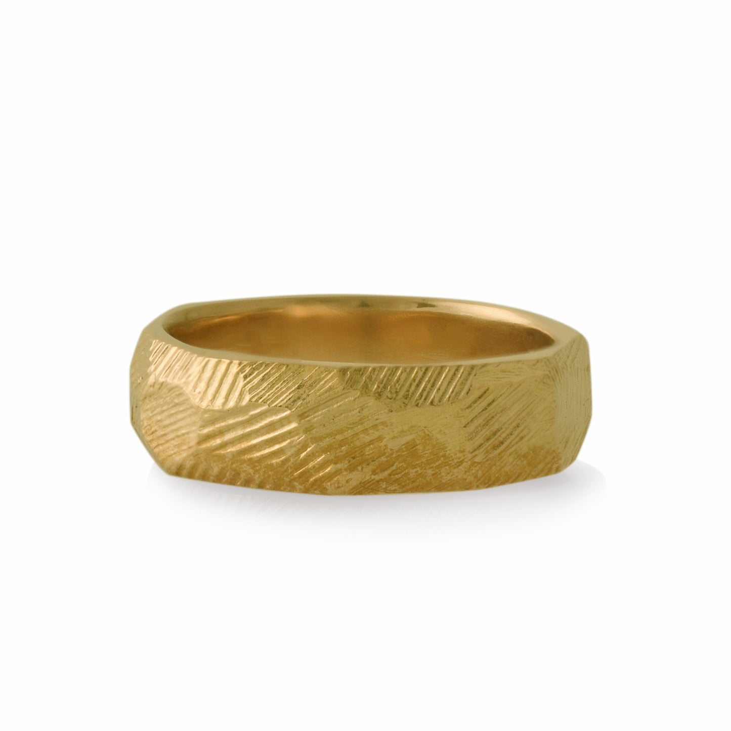 14kt Yellow Gold Rustic Band